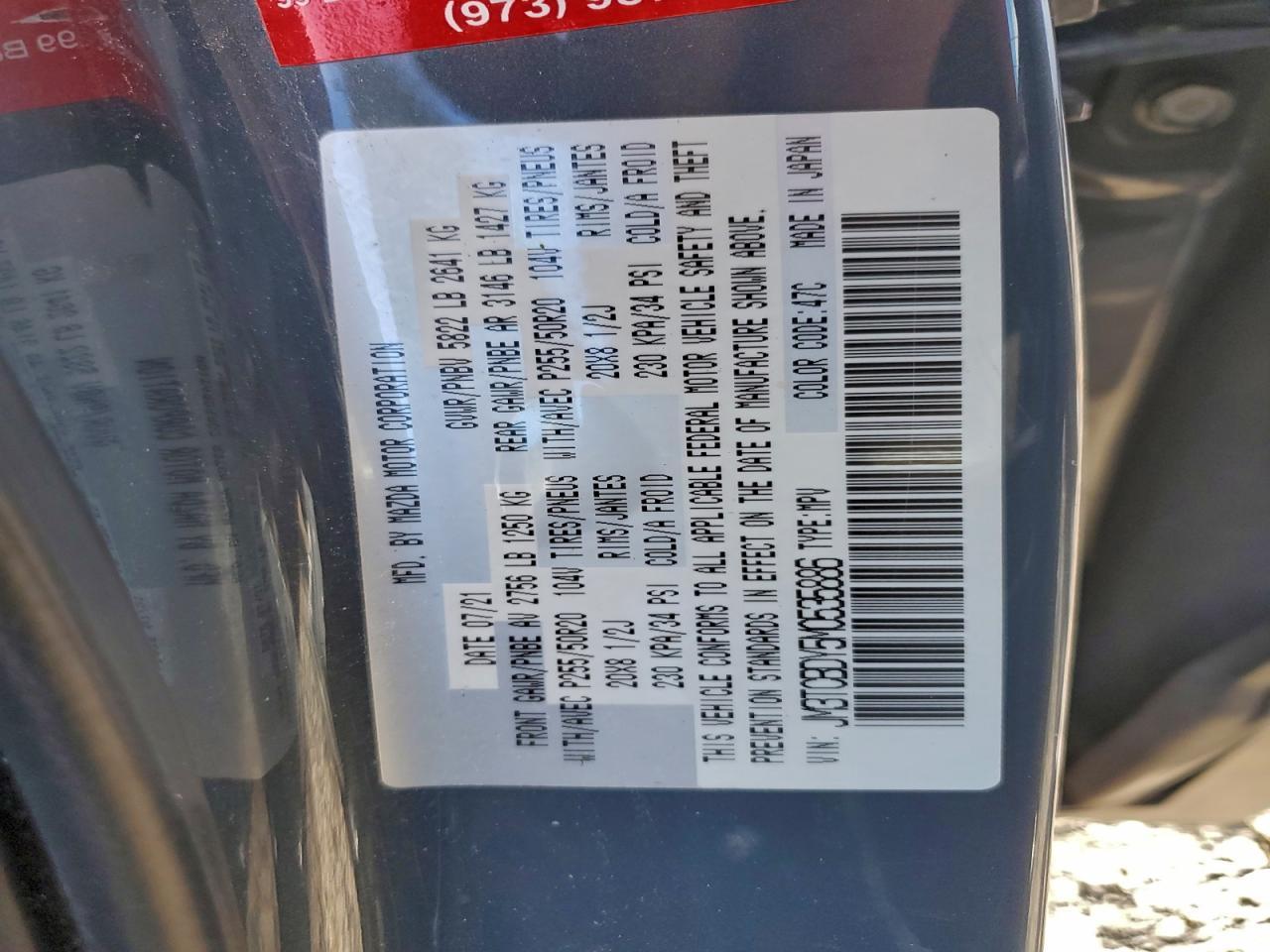 2021 MAZDA CX-9