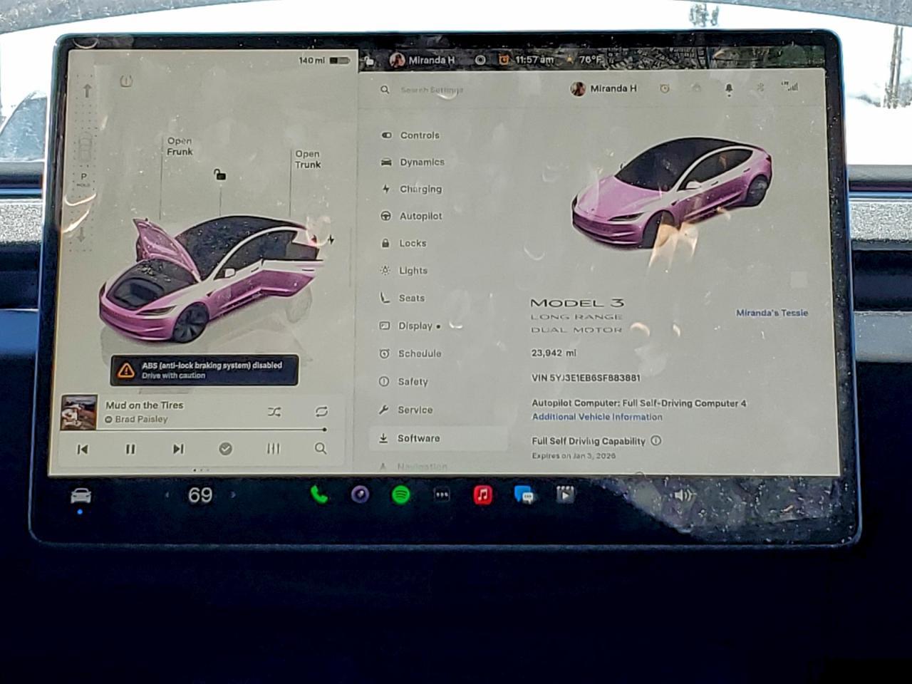 2025 TESLA MODEL 3