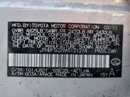 2010 LEXUS IS 250