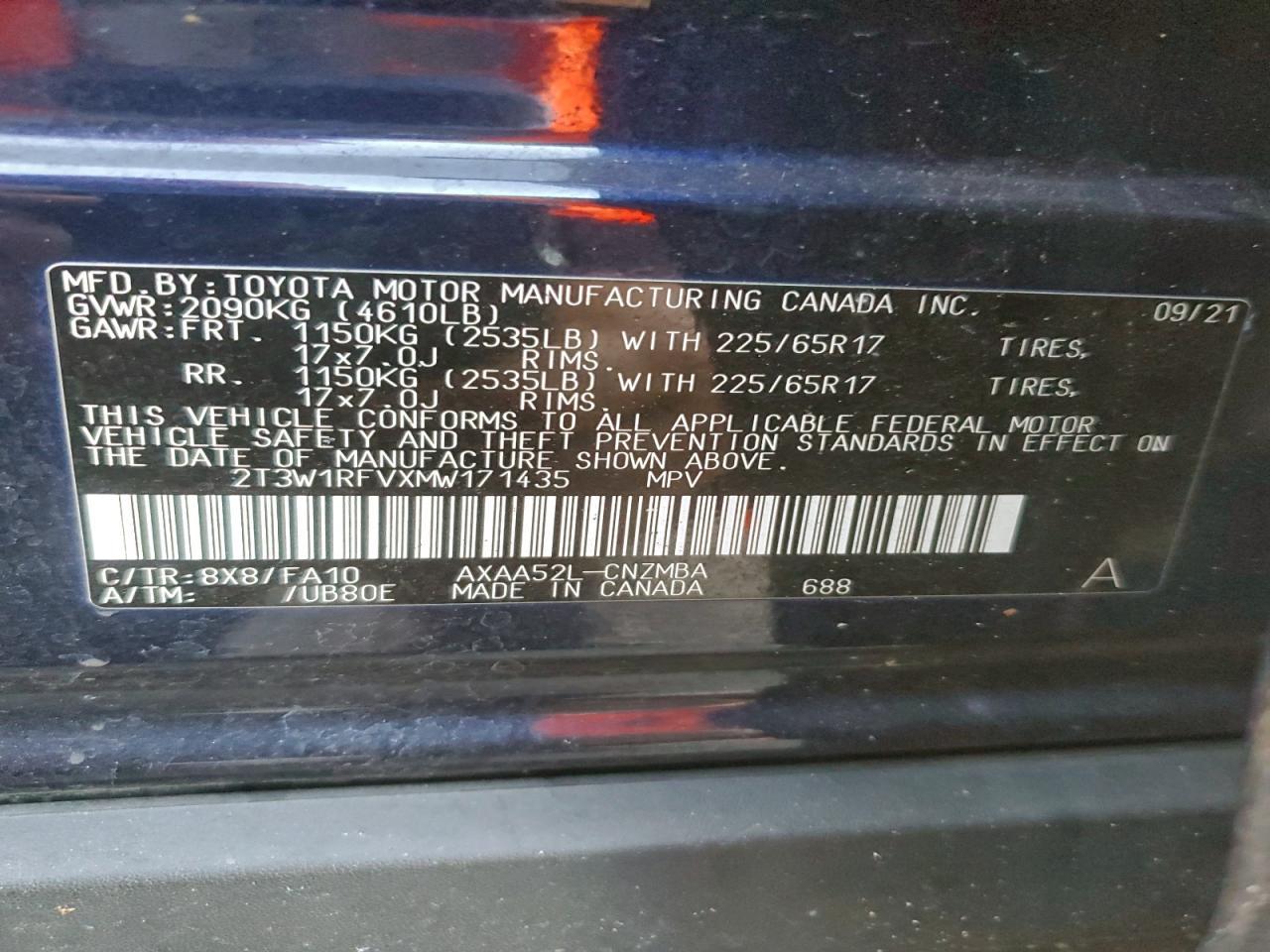 2021 TOYOTA RAV4