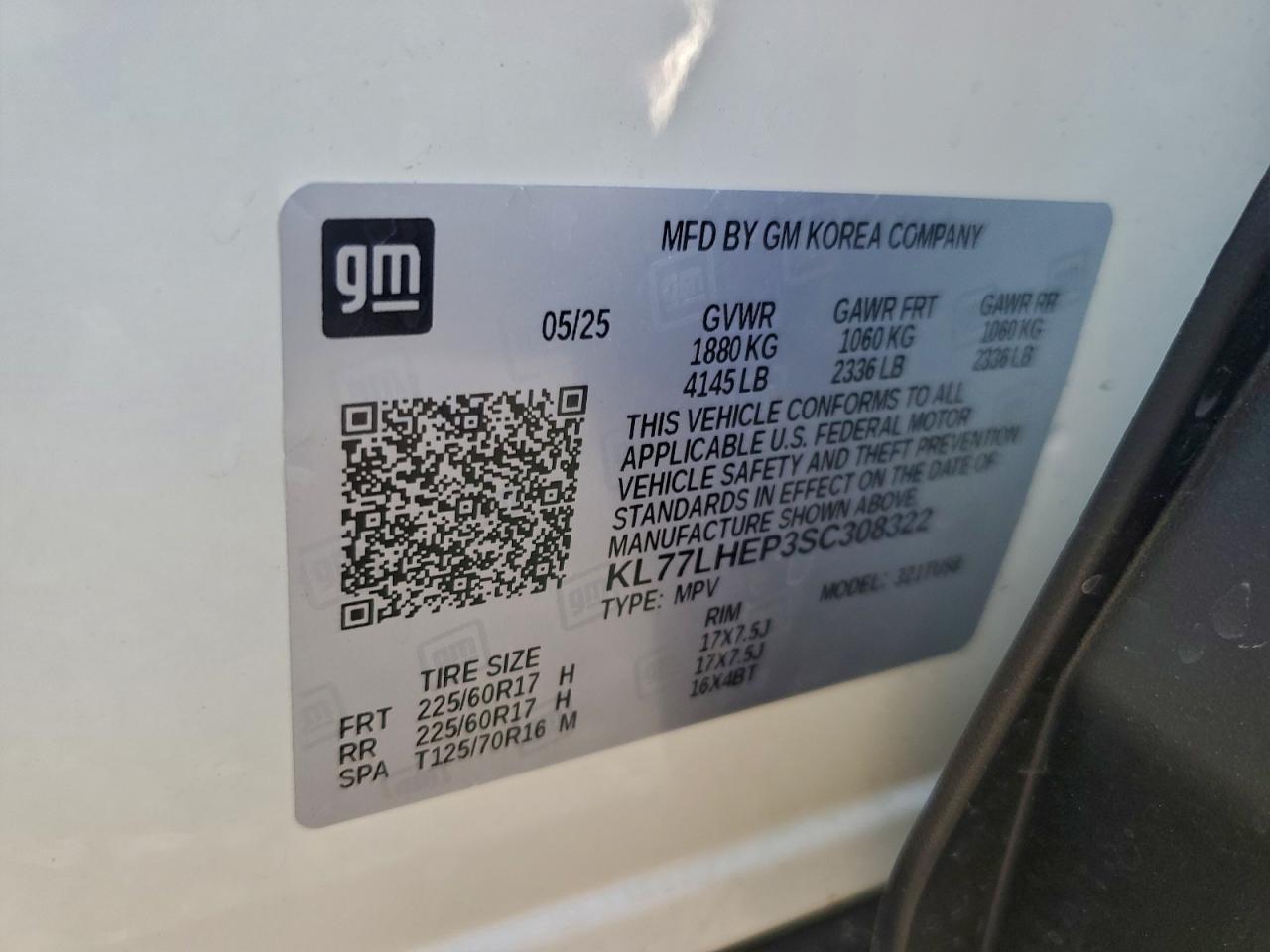 2025 CHEVROLET TRAX