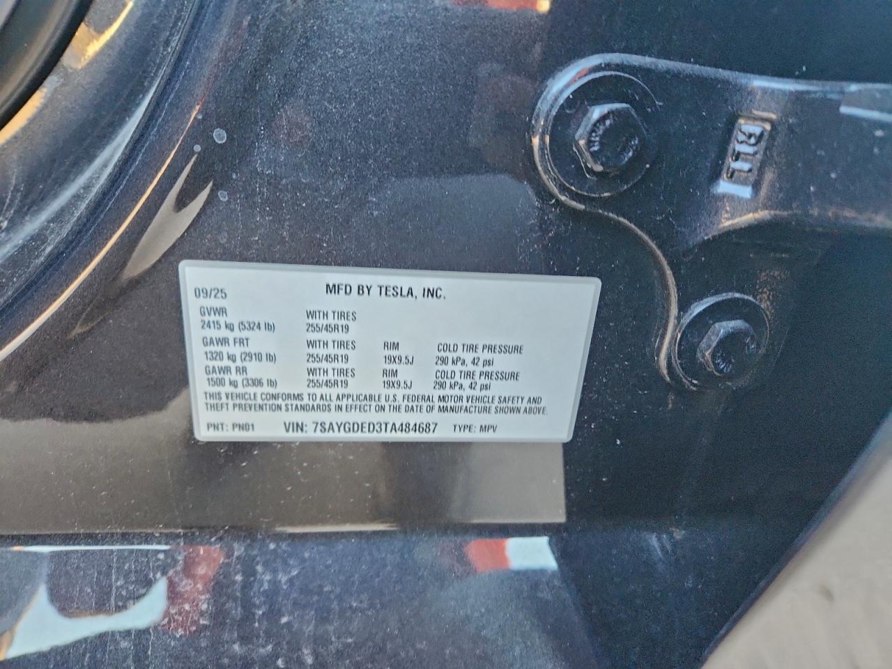 2026 TESLA MODEL Y