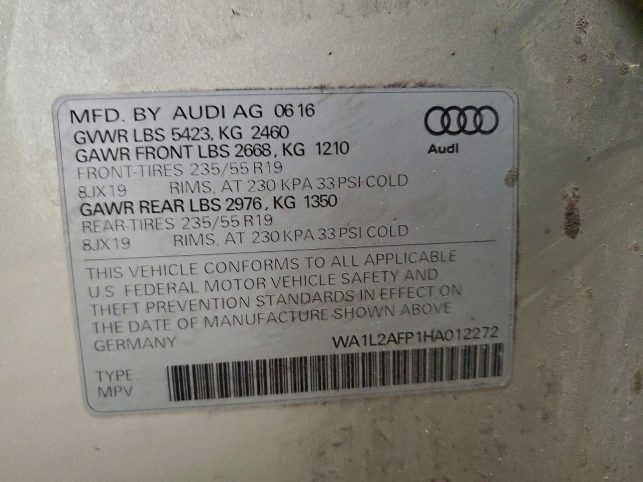 2017 AUDI Q5