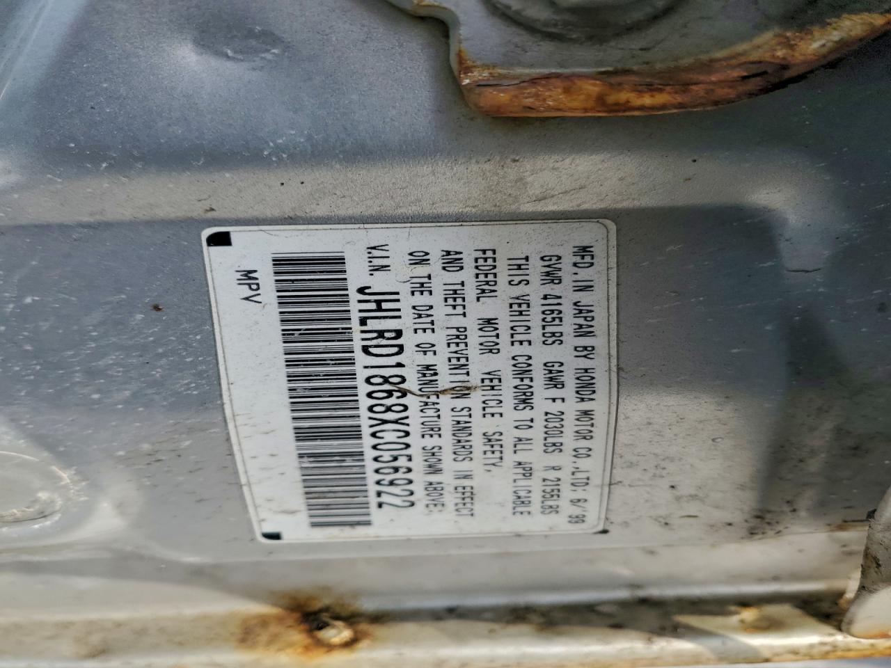 1999 HONDA CR-V