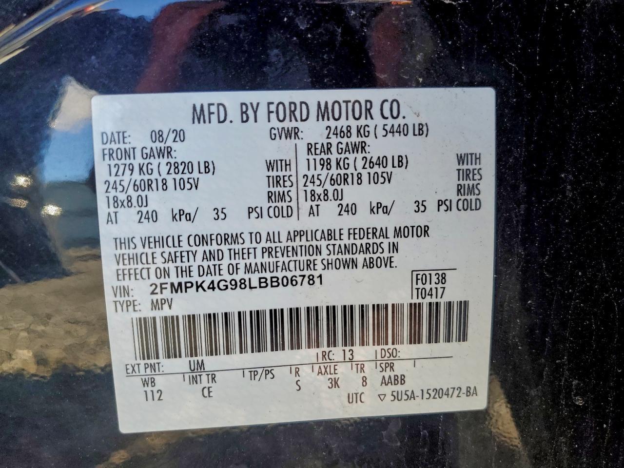 2020 FORD EDGE
