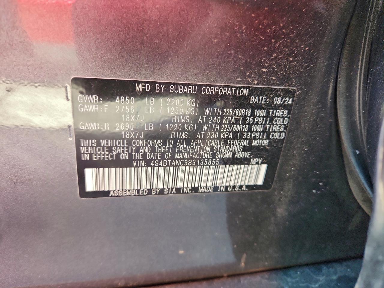 2025 SUBARU Outback