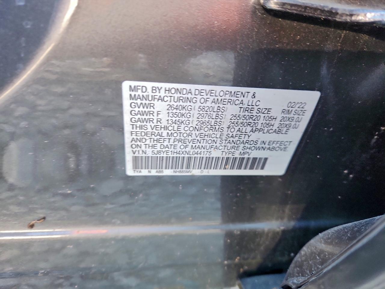 2022 ACURA MDX