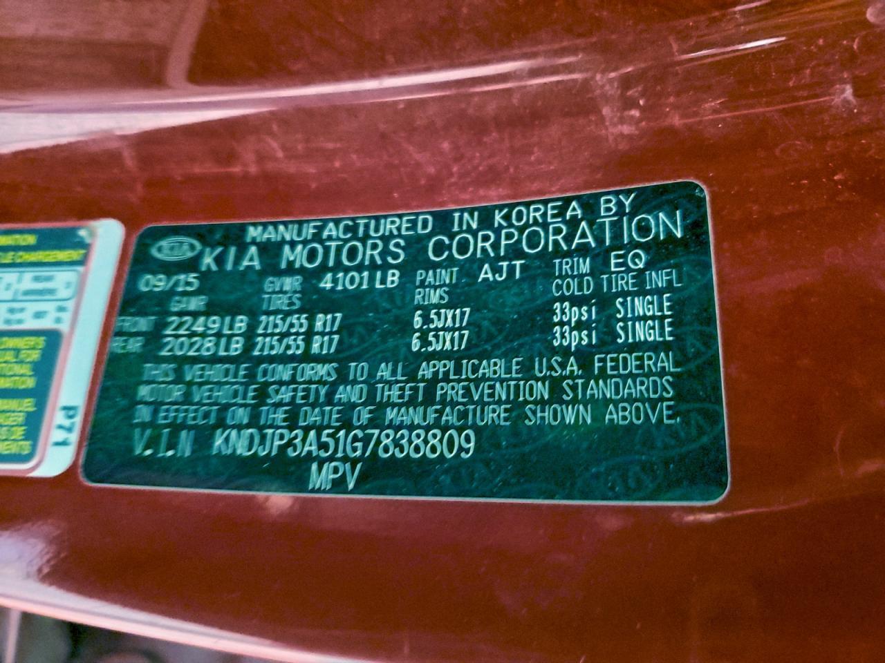 2016 KIA SOUL