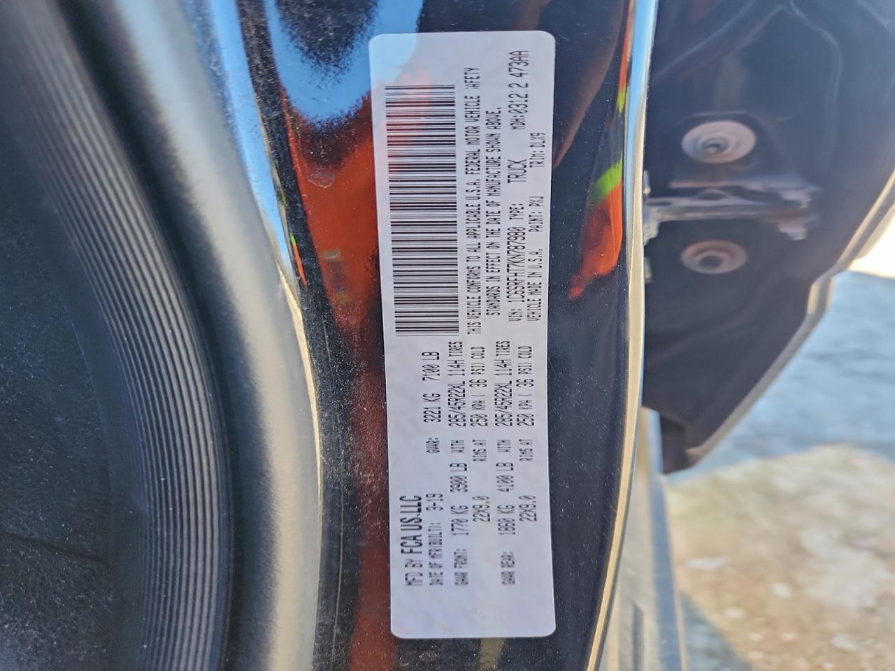 2019 RAM 1500