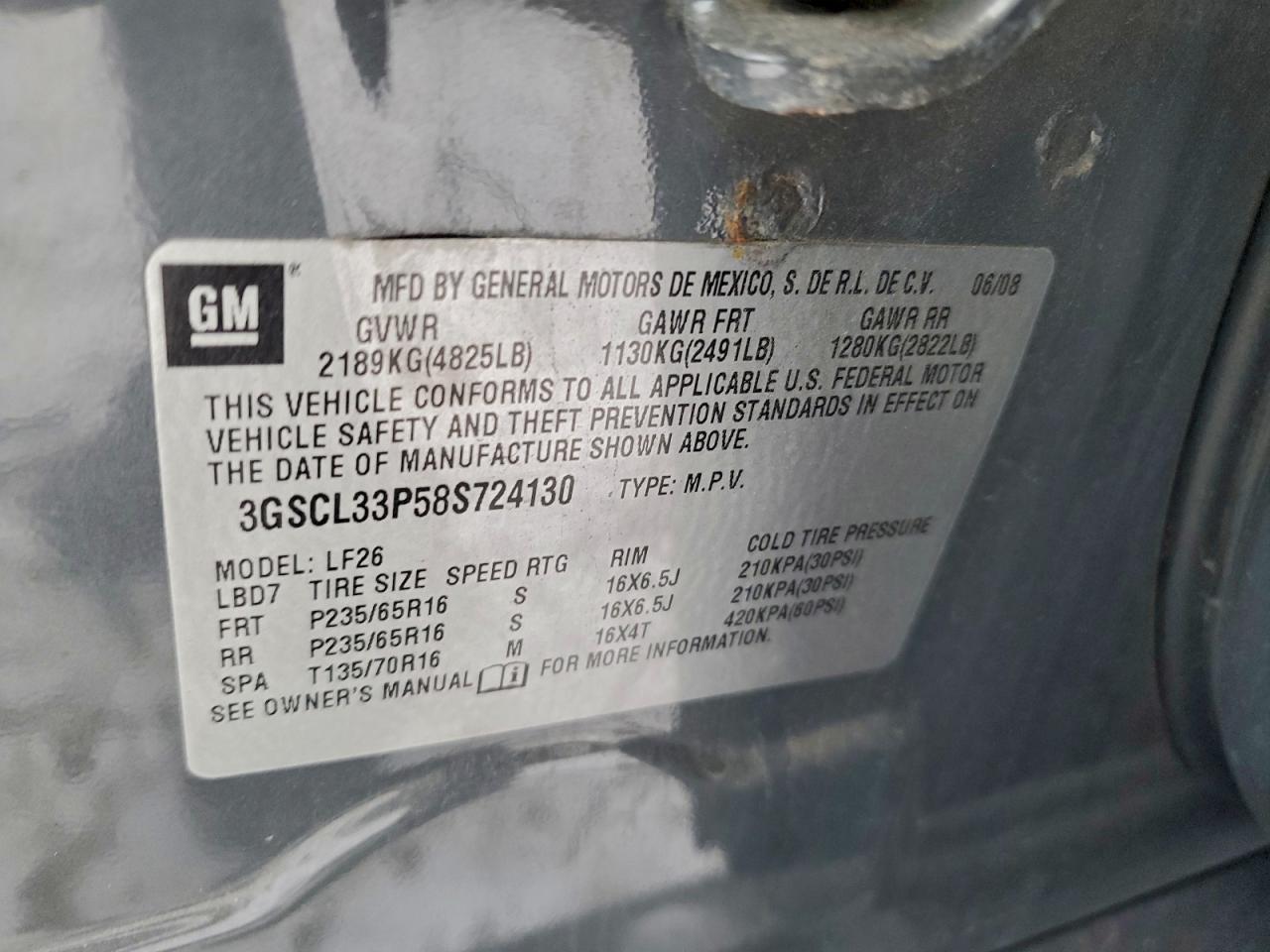 2008 SATURN Vue