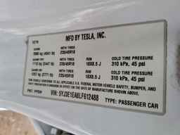 2020 TESLA MODEL 3