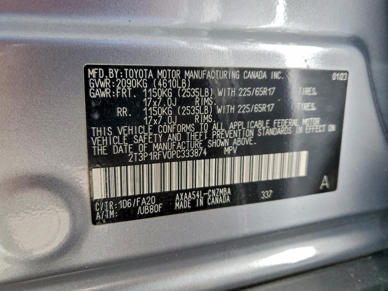 2023 TOYOTA RAV4