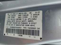 2007 HONDA ACCORD