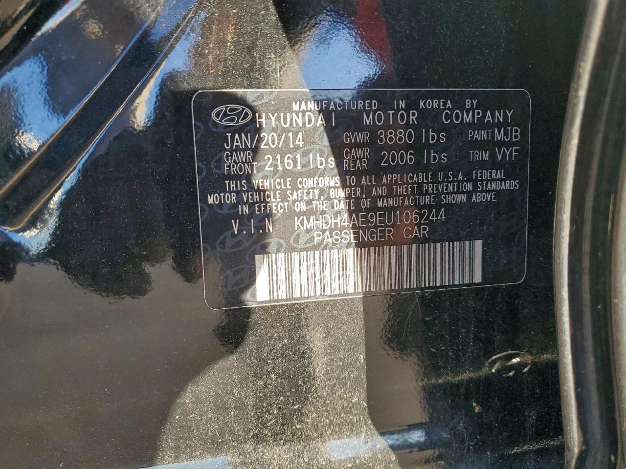 2014 HYUNDAI ELANTRA