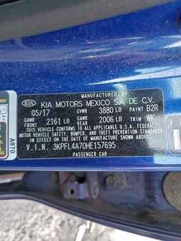 2017 KIA FORTE