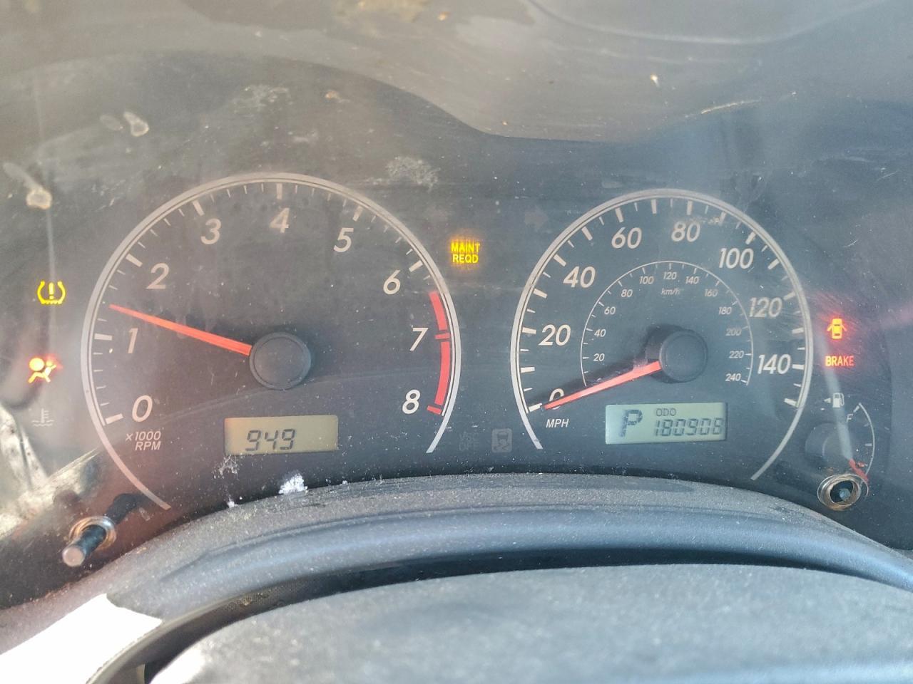 2009 TOYOTA COROLLA