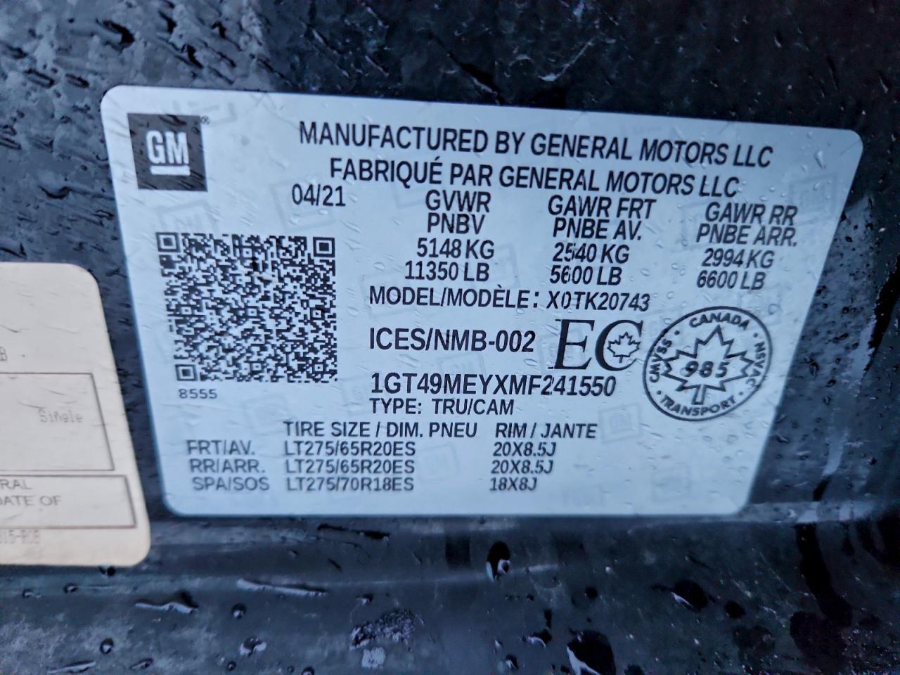 2021 GMC Sierra
