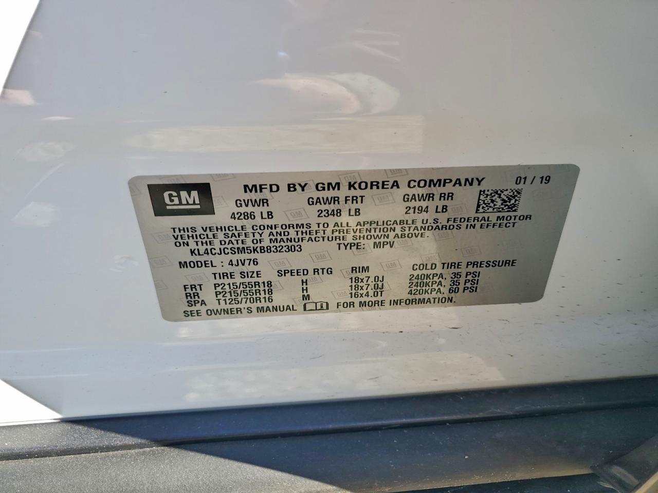2019 BUICK ENCORE
