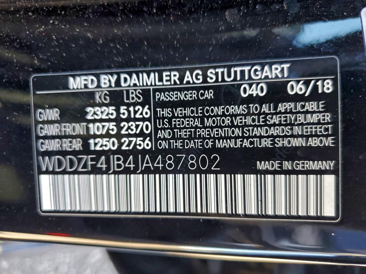 2018 MERCEDES-BENZ E-Class