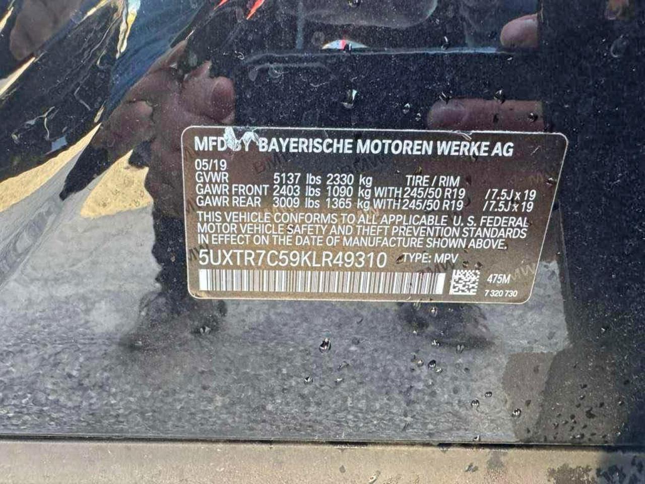 2019 BMW X3