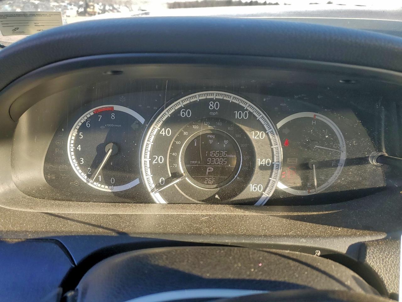 2015 HONDA ACCORD