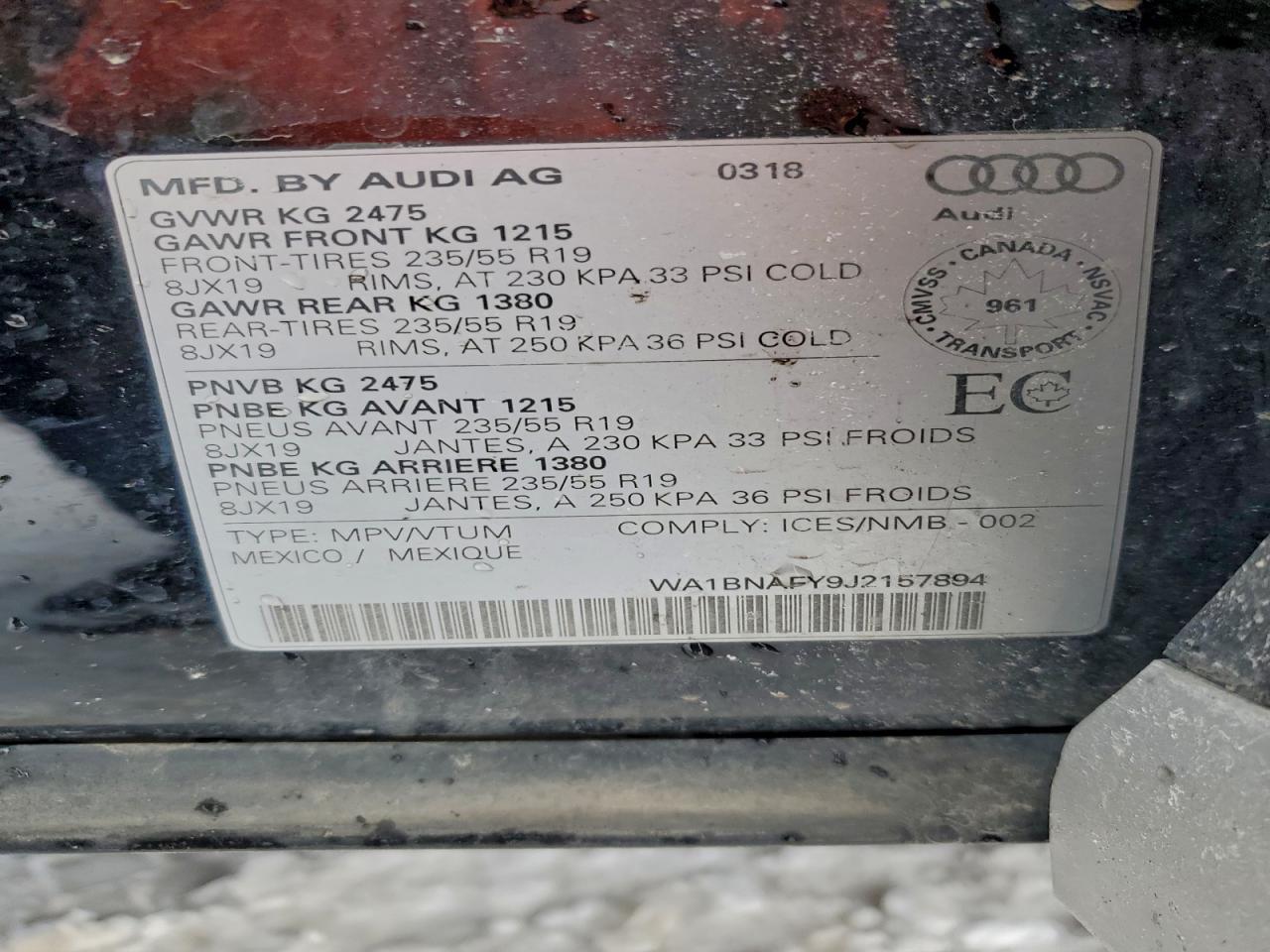 2018 AUDI Q5