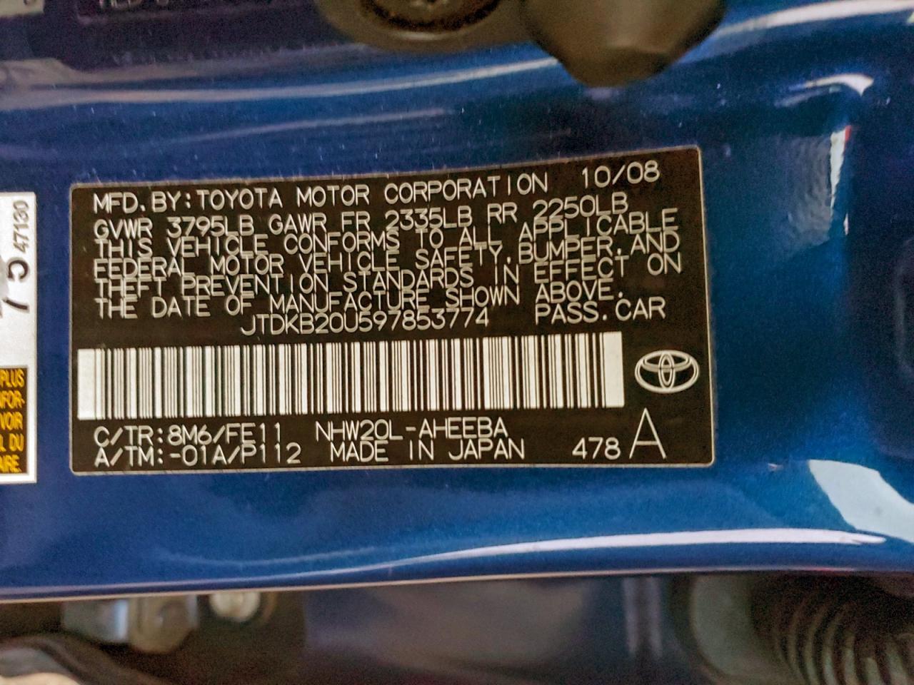 2009 TOYOTA PRIUS