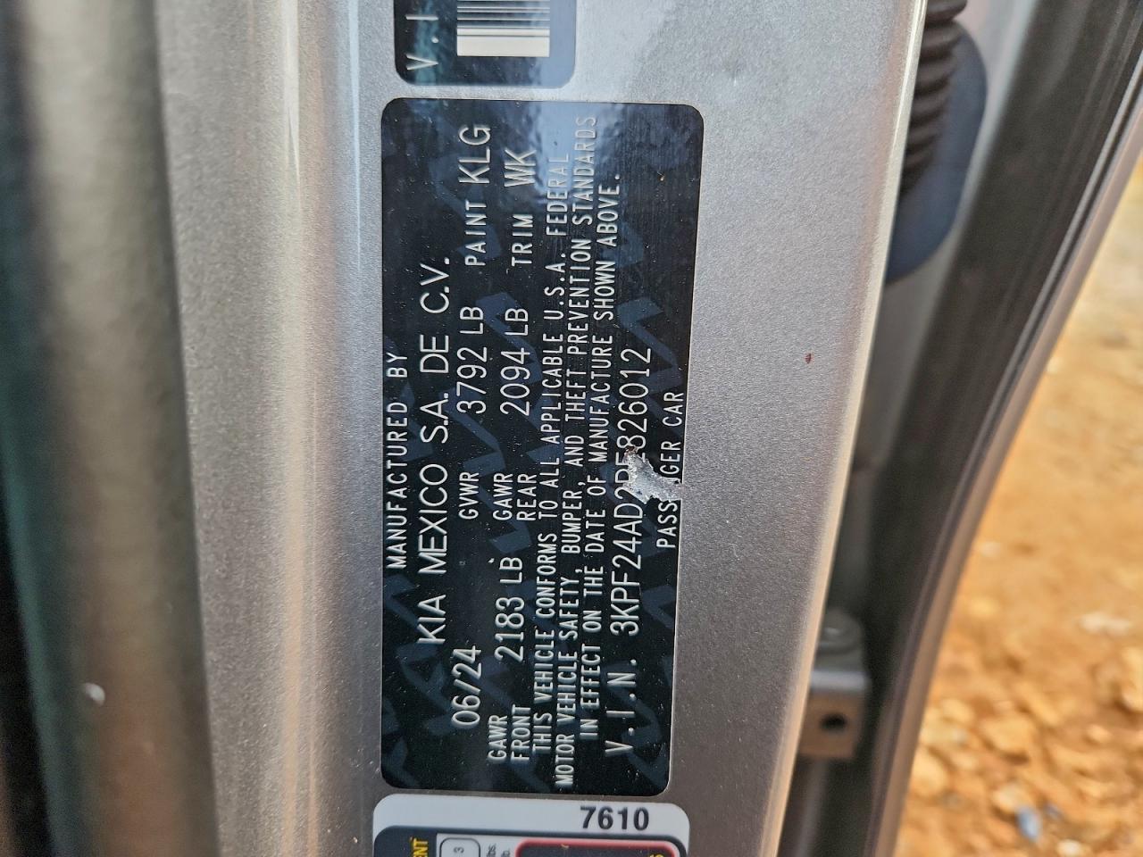 2024 KIA FORTE