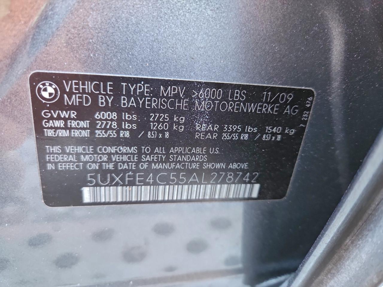 2010 BMW X5