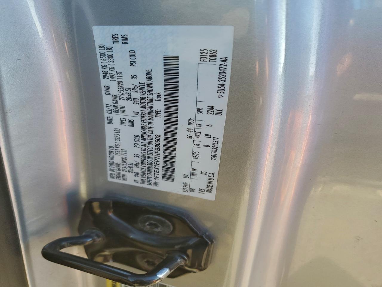 2017 FORD F-150