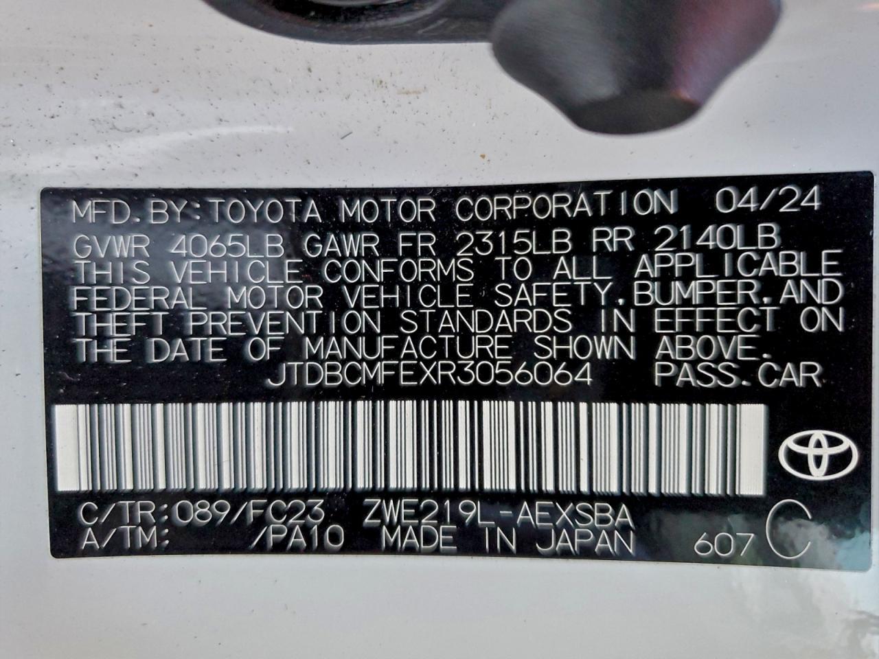 2024 TOYOTA COROLLA