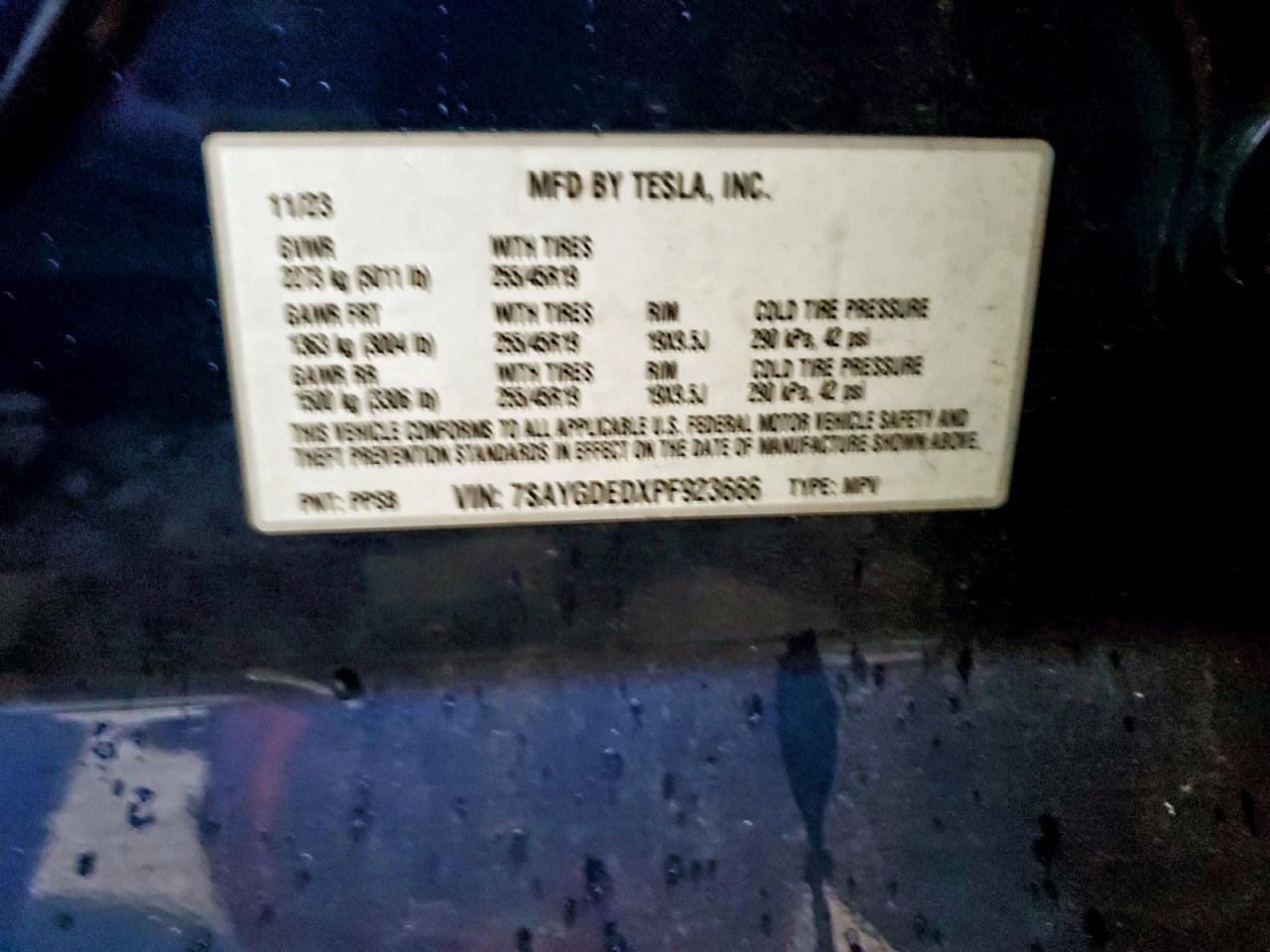 2023 TESLA MODEL Y