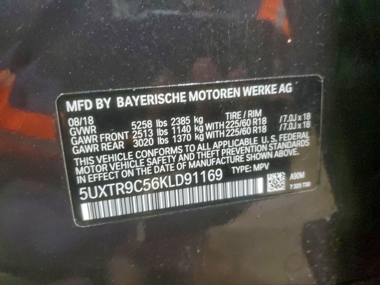 2019 BMW X3
