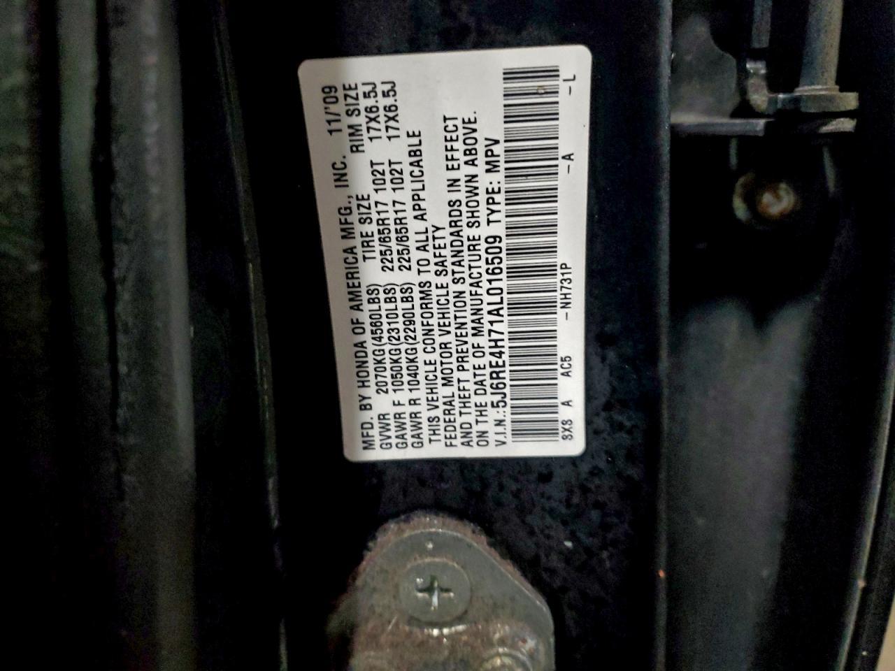 2010 HONDA CR-V