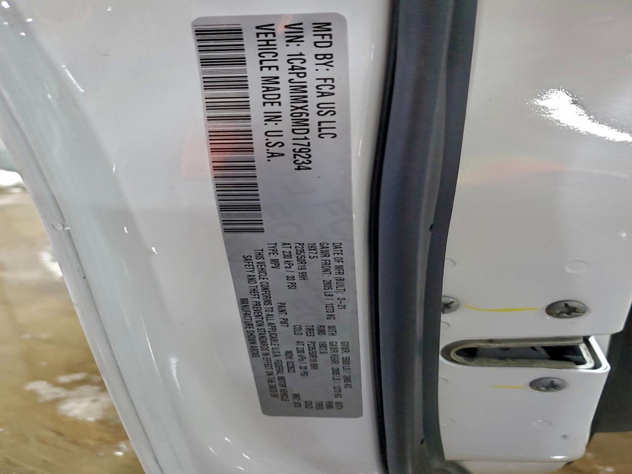 2021 JEEP CHEROKEE
