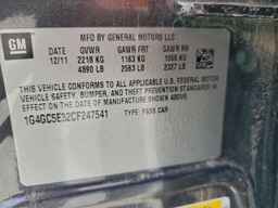 2012 BUICK LACROSSE