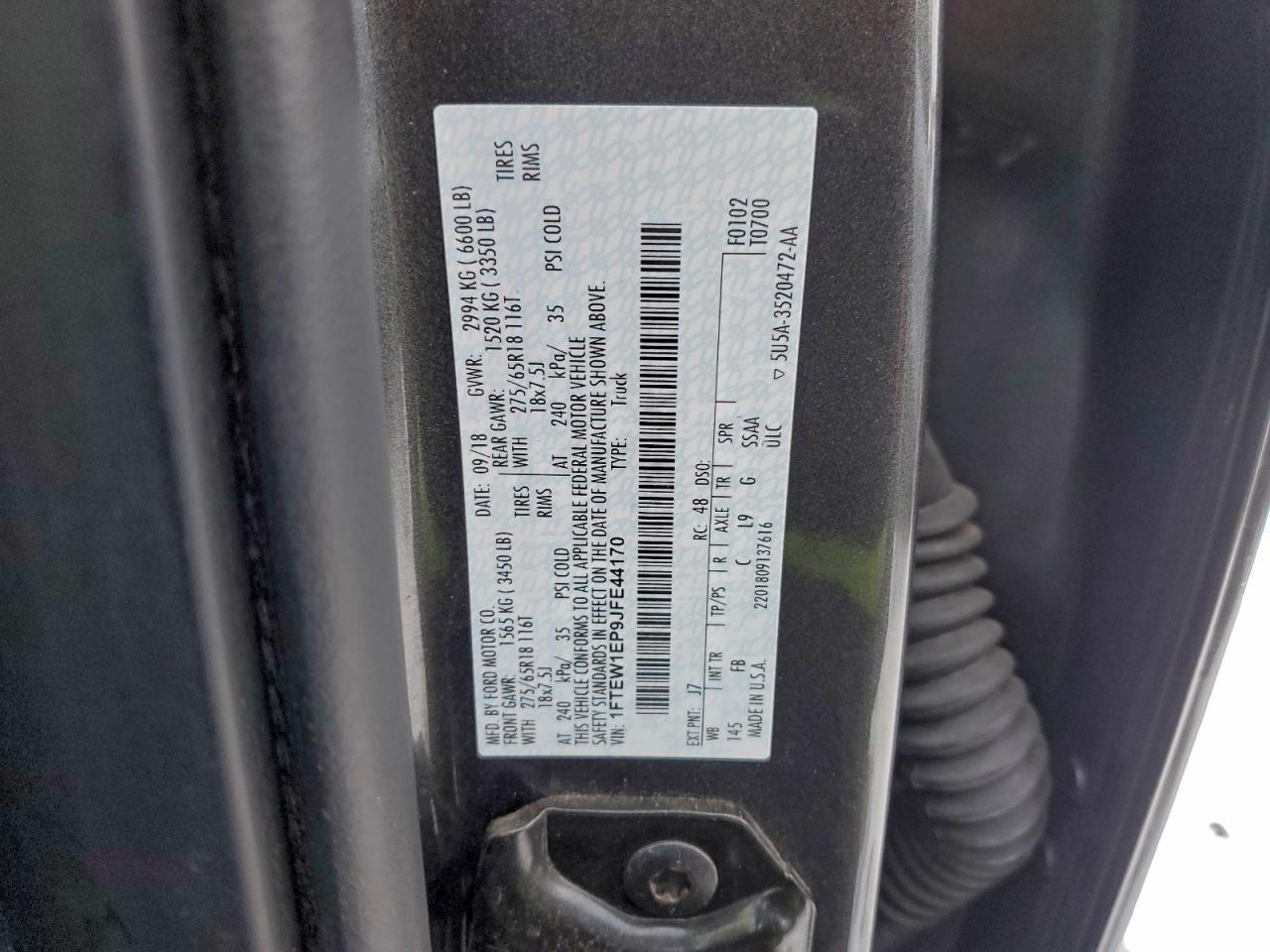 2018 FORD F-150