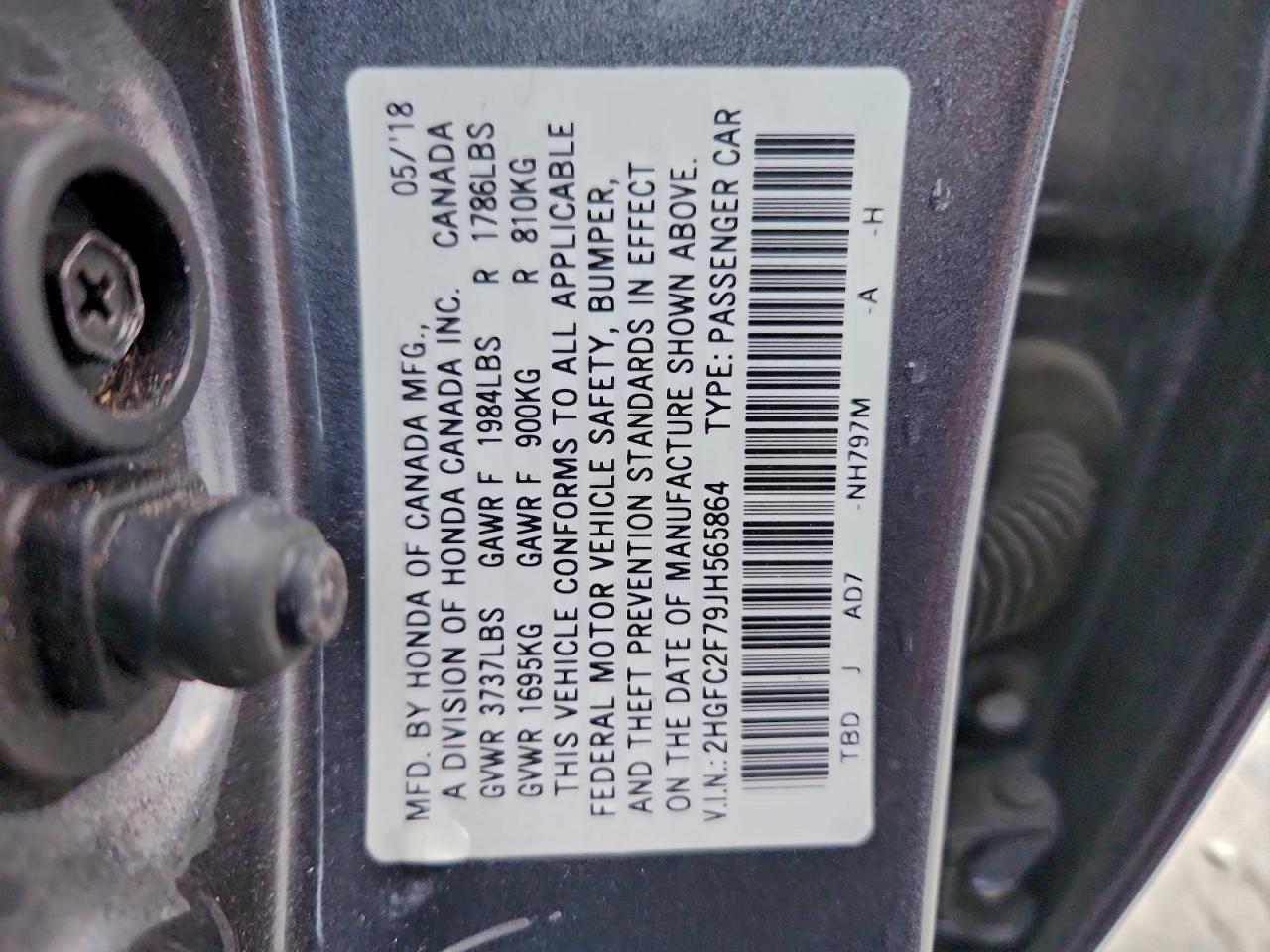 2018 HONDA CIVIC