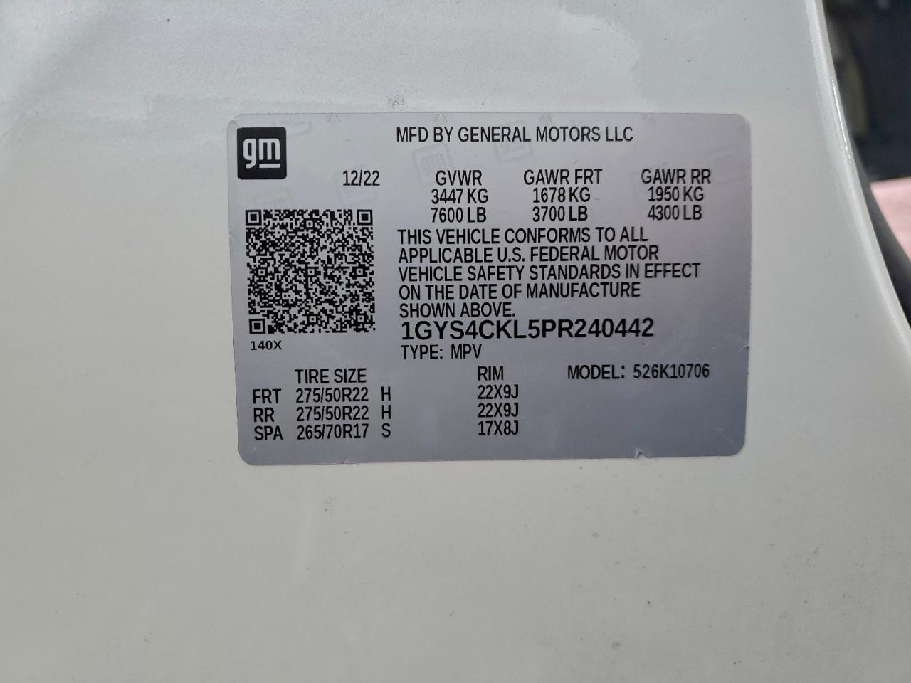 2023 CADILLAC ESCALADE