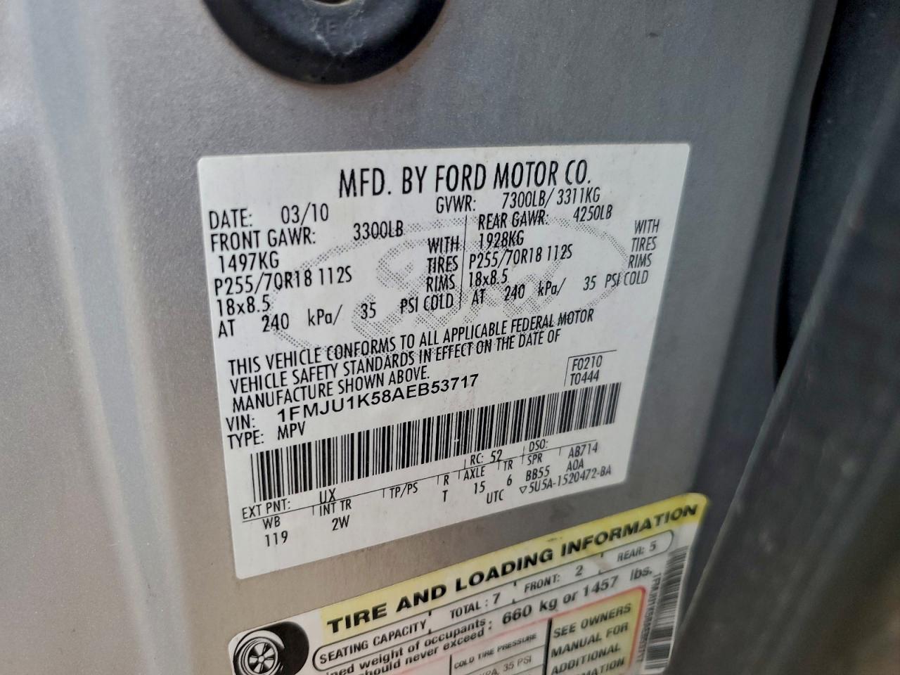 2010 FORD Expedition