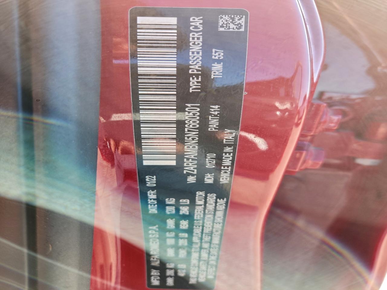 2022 ALFA ROMEO Giulia