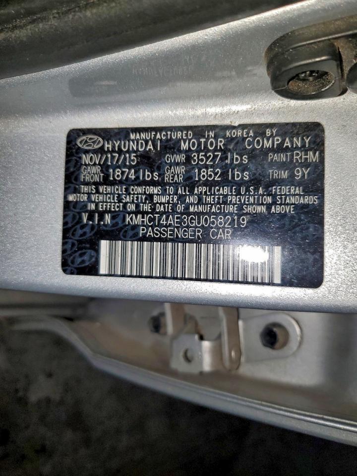 2016 HYUNDAI ACCENT