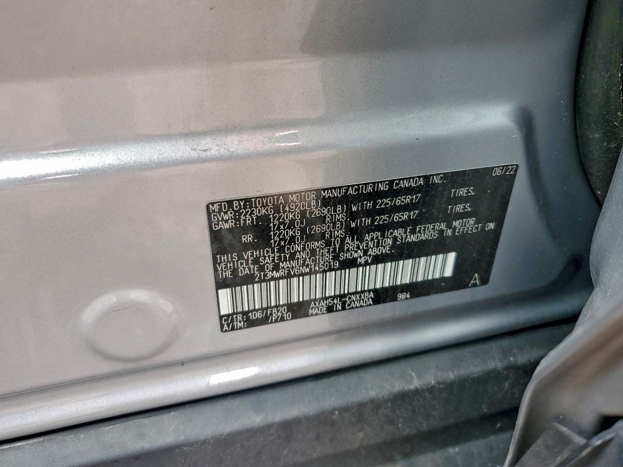 2022 TOYOTA RAV4
