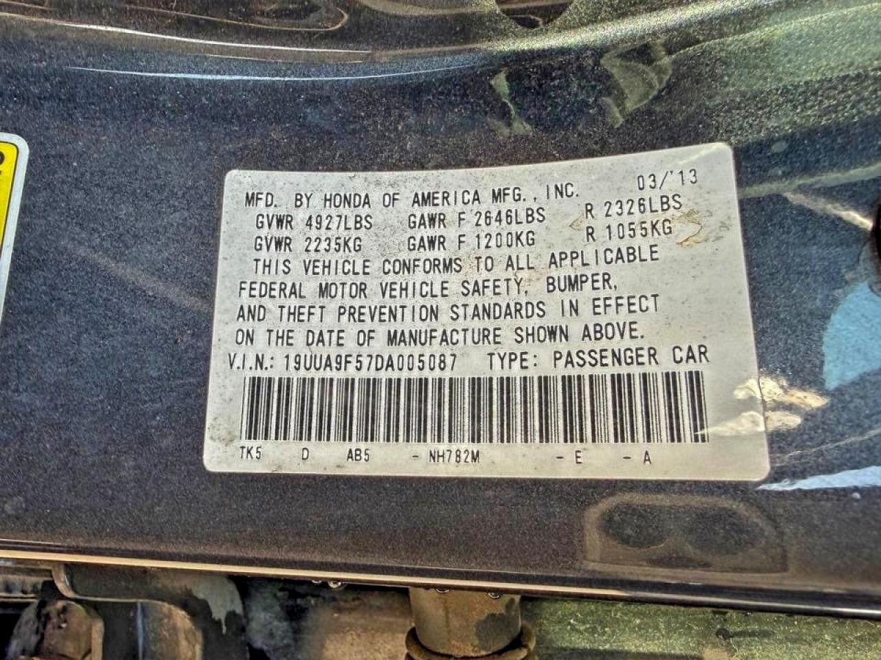 2013 ACURA TL
