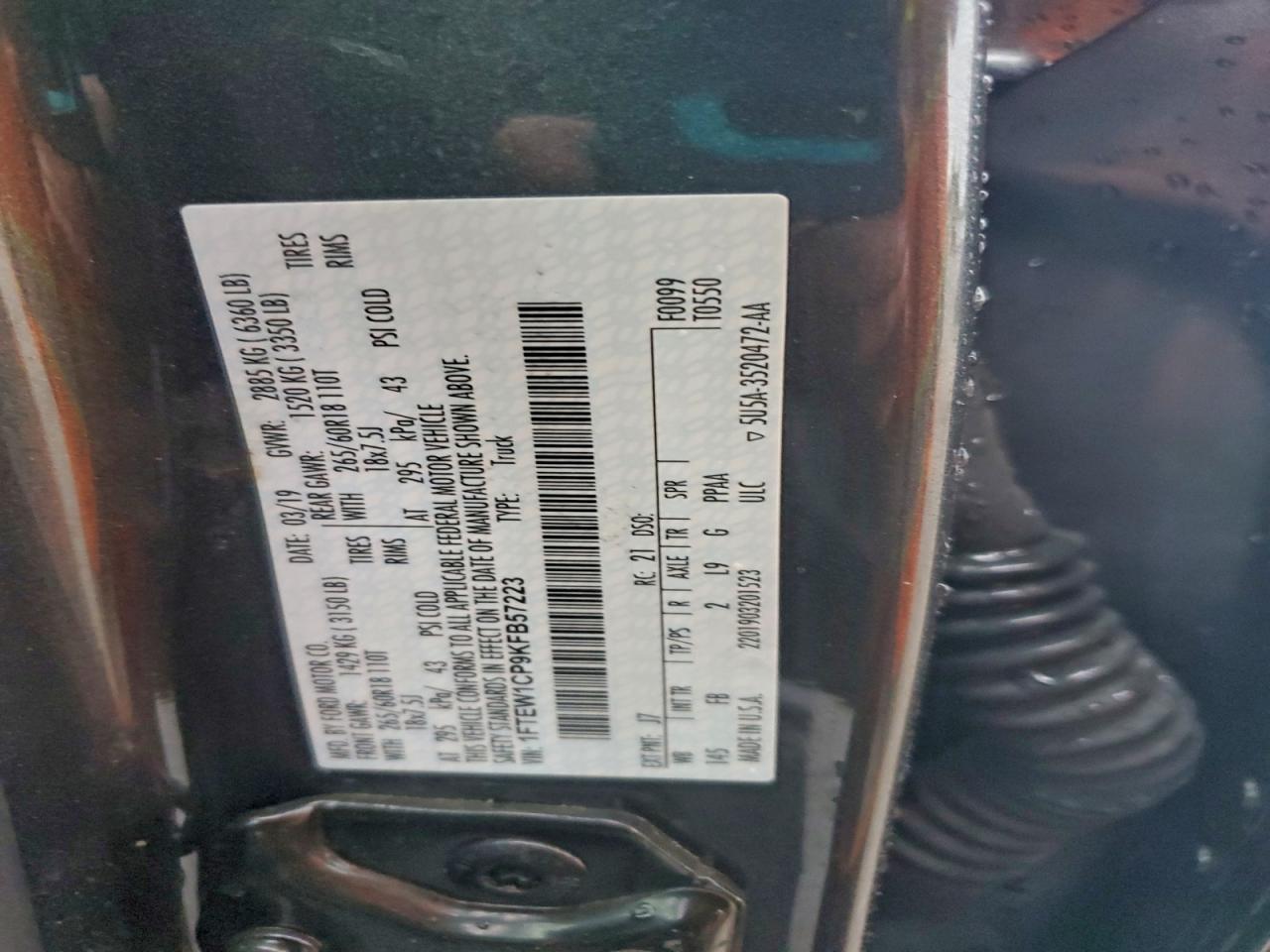 2019 FORD F-150