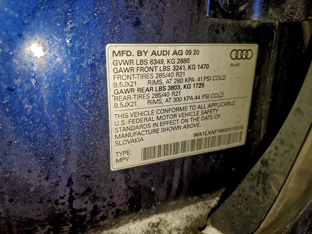 2021 AUDI Q7
