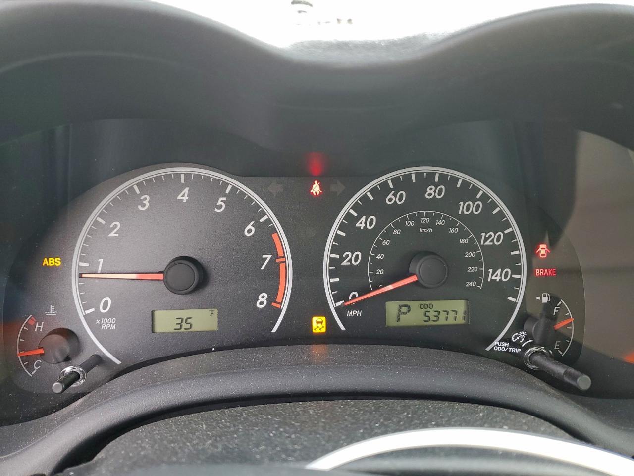 2012 TOYOTA COROLLA