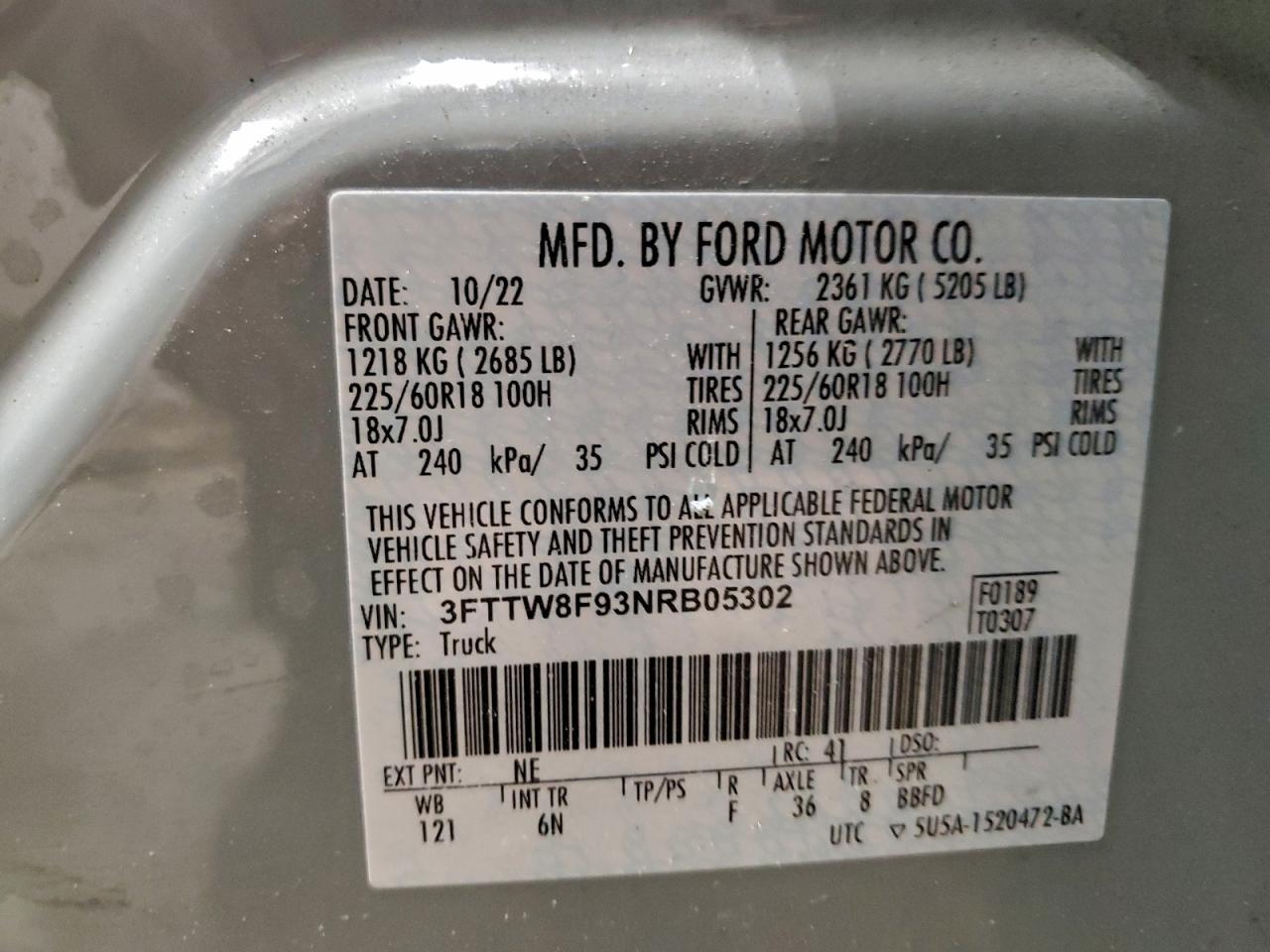 2022 FORD Maverick