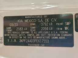 2023 KIA FORTE