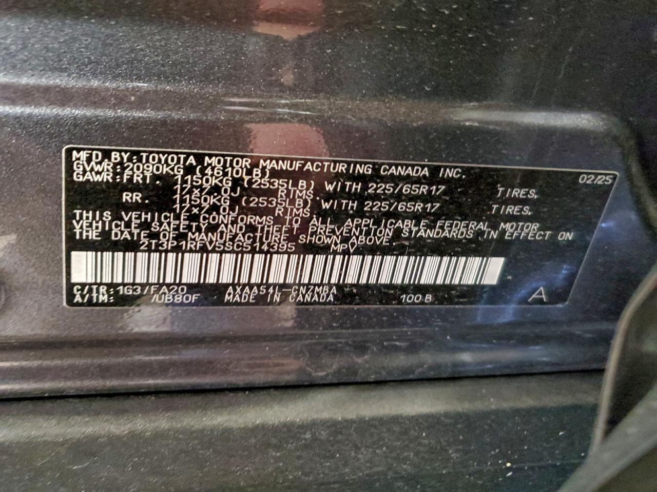 2025 TOYOTA RAV4